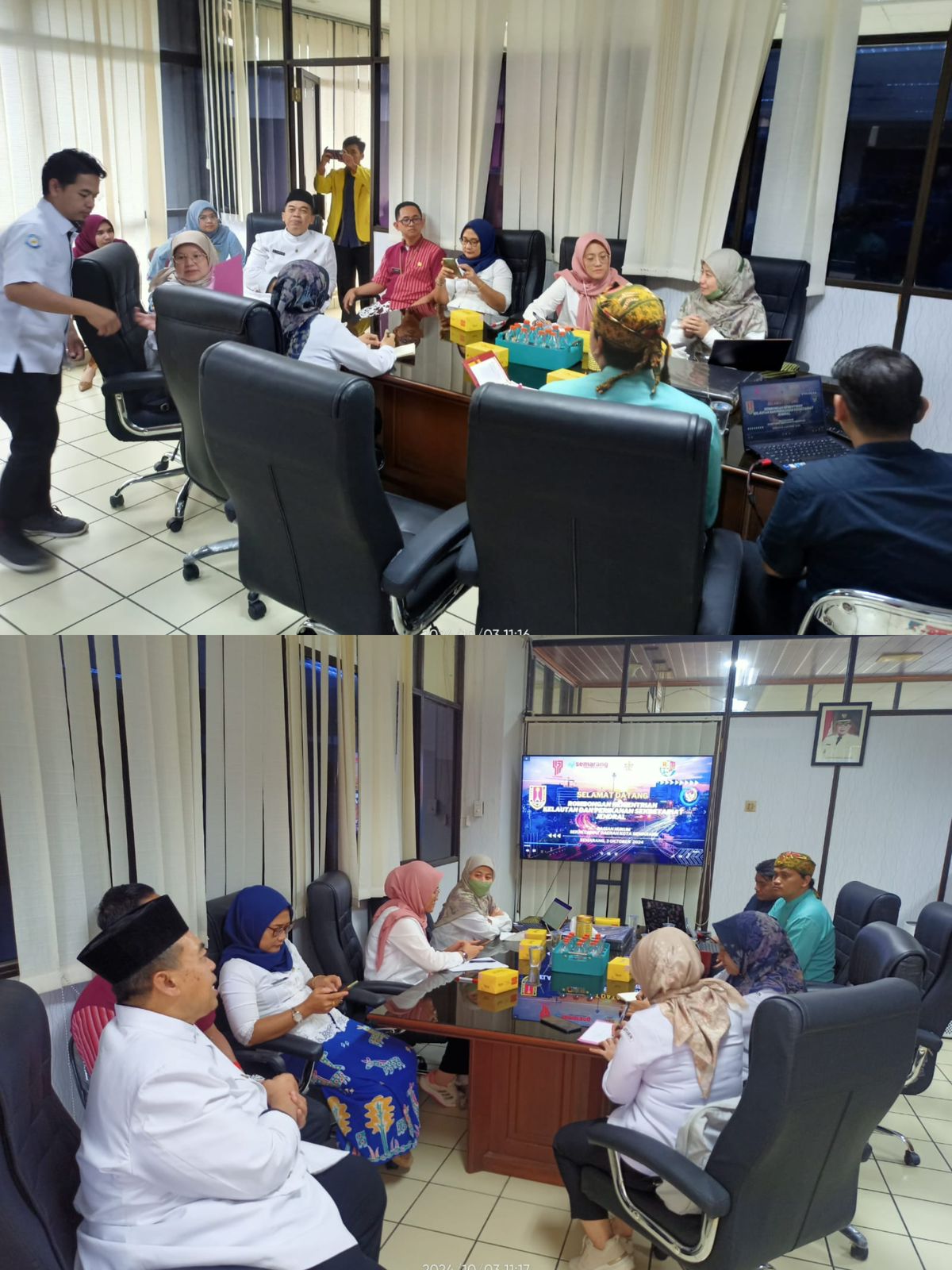 Menerima Kunjungan Kerja dari Sekretariat Jenderal Kementerian Kelautan dan Perikanan RI dalam Rangka Pengelolaan Jaringan Dokumentasi dan Informasi Hukum (JDIH)
